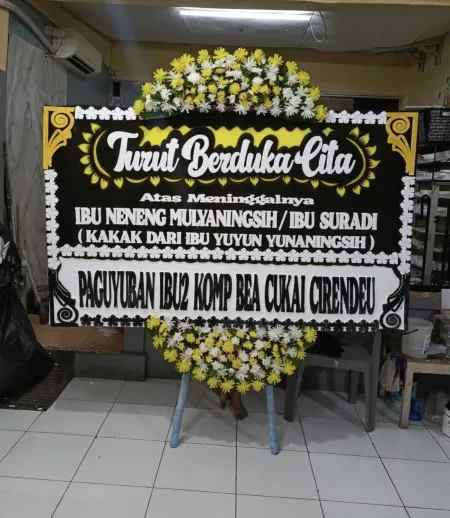 Papan Bunga Duka Cibodas